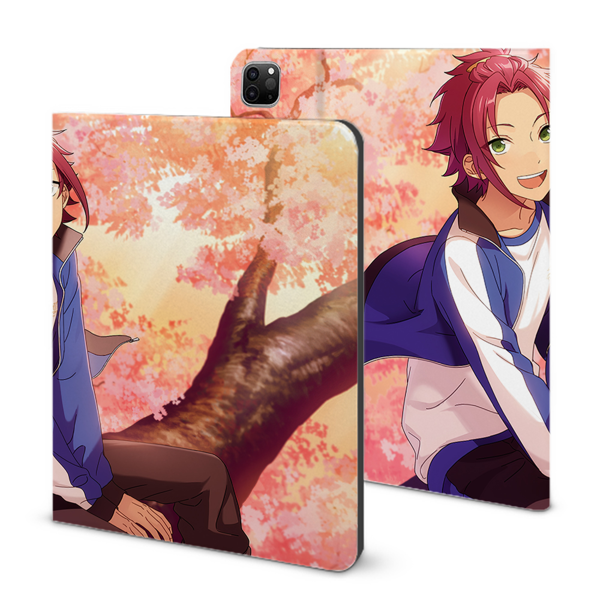 （画像用） あんさんぶるスターズ! Ensemble Stars IPad ケース ブック型 PUレザー TPU 耐衝撃 軽量 薄型 ペン収納なし 全面保護 IPad 各モデル対応